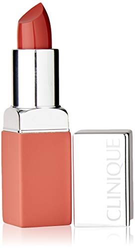 Clinique Pop Matte Lip Color y Primer 01-Blushing Pintalabios - 4 gr, blanco (0020714832964)