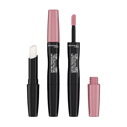 Rimmel, Lasting Provocalips, Labial fijo, 220 Come up roses, Paso 1: 2,3mL, Paso2: 1,6g