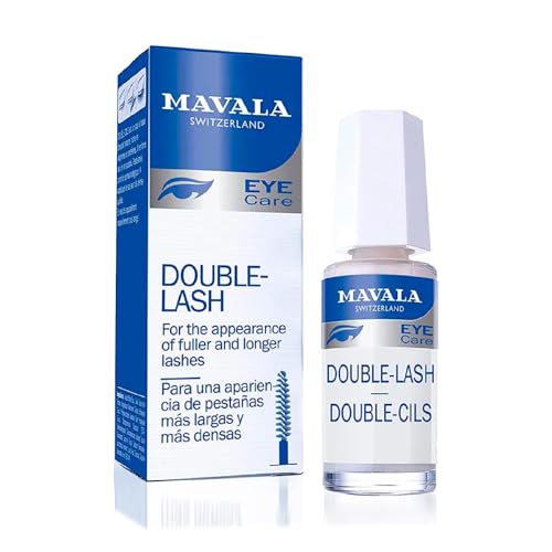 MAVALA - Double-Lash 10 ml, Cuidado Nutritivo para Pestañas Más Largas y Densas, Extracto Natural, Vitaminas y Proteínas, Cejas y Pestañas Tratamiento, Serum Pestañas Crecimiento, Tratamiento Nocturno