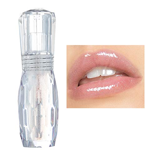 GL-Turelifes Lip Plumper Gloss Jelly Color Lipstick, Lip Plumping Balm Plumper Lip Gloss, Clear Lip Plump Gloss- Enhancer para labios más hidratados e hidratados, humecta, elimina las arrugas (#4)